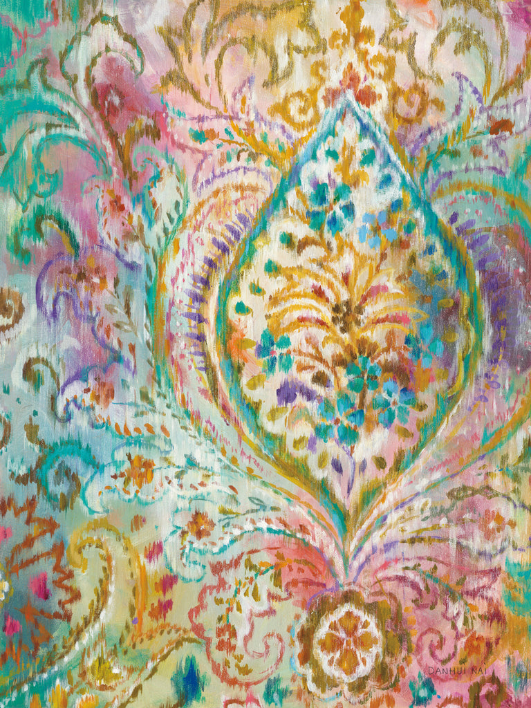 Reproduction of Boho Paisley II by Danhui Nai - Wall Decor Art