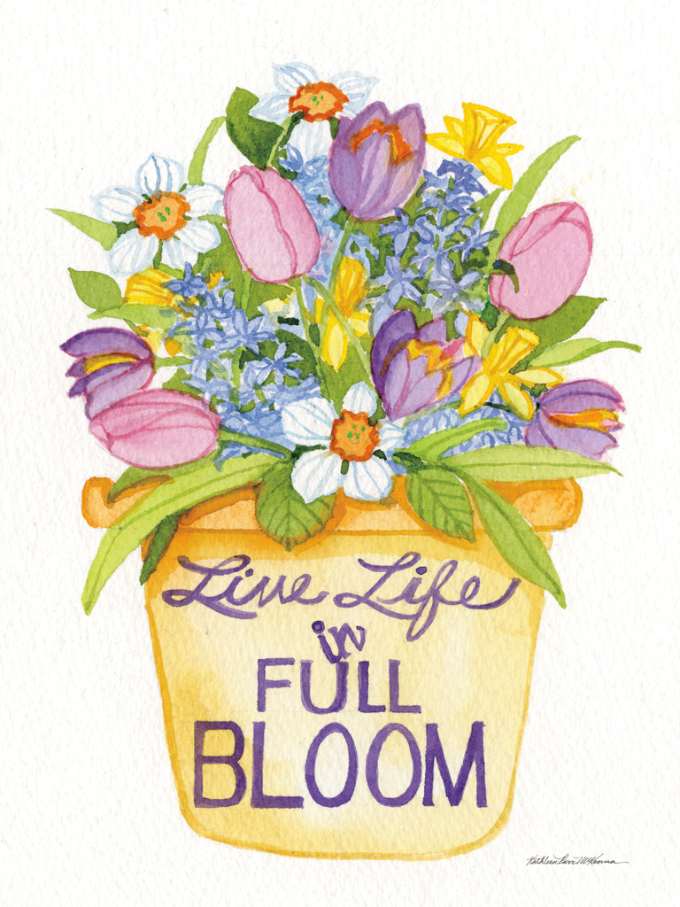 Reproduction of Spring Saying IV by Kathleen Parr McKenna - Wall Decor Art