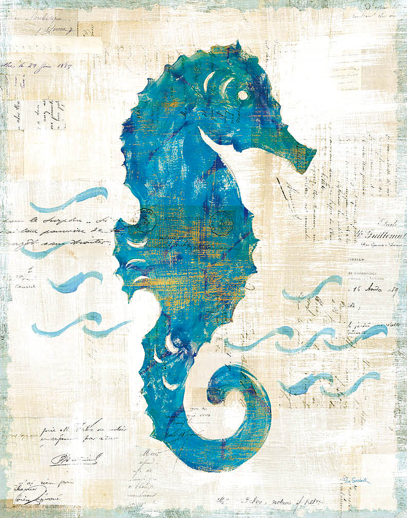 Reproduction of On the Waves III by Sue Schlabach - Wall Decor Art