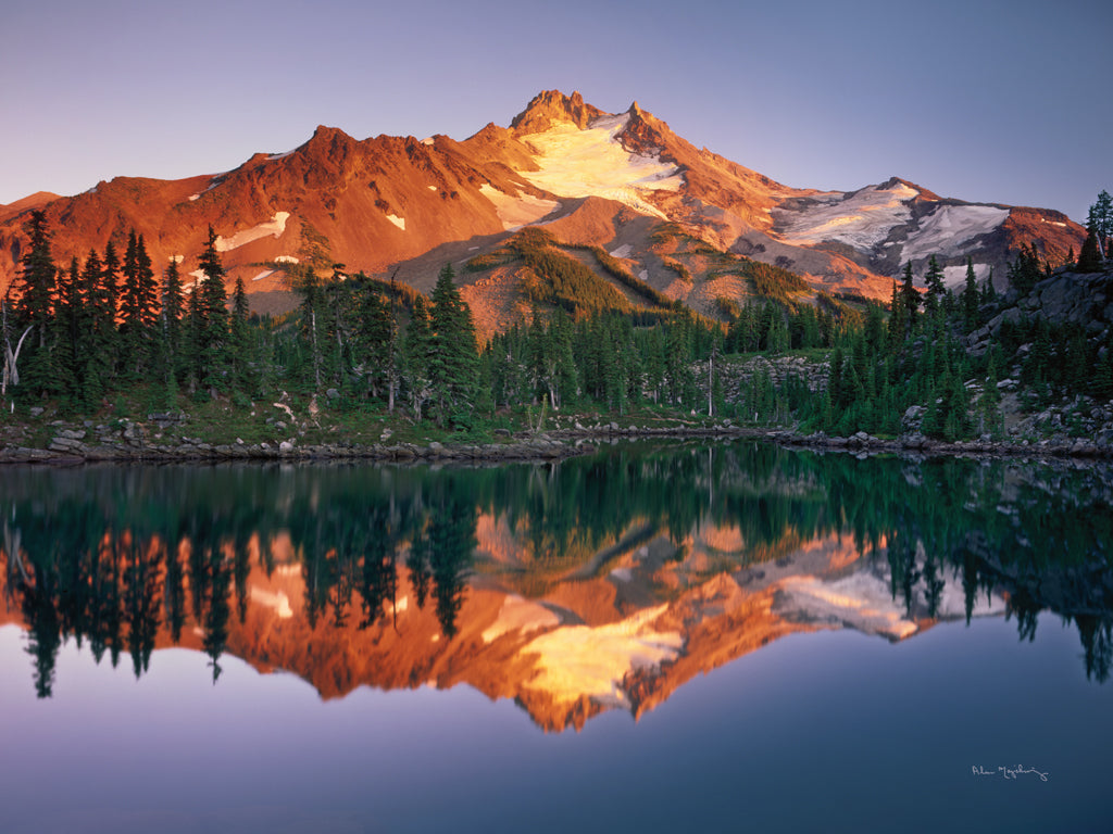 Reproduction of Mount Jefferson by Alan Majchrowicz - Wall Decor Art