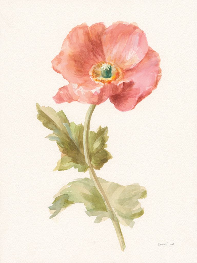 Reproduction of Garden Poppy by Danhui Nai - Wall Decor Art