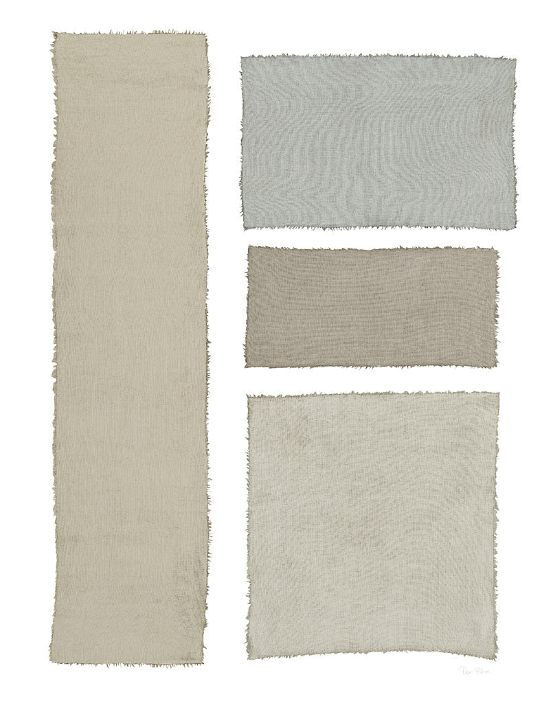 Reproduction of Painted Weaving III on White by Piper Rhue - Wall Decor Art