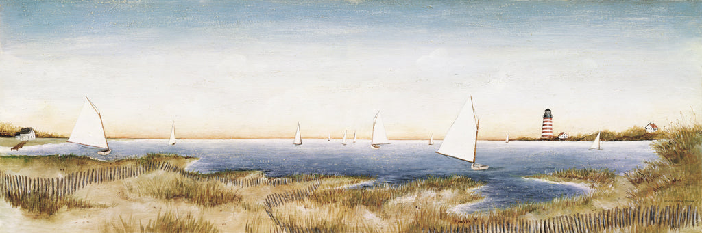 Reproduction of Harbor Sail by David Carter Brown - Wall Decor Art