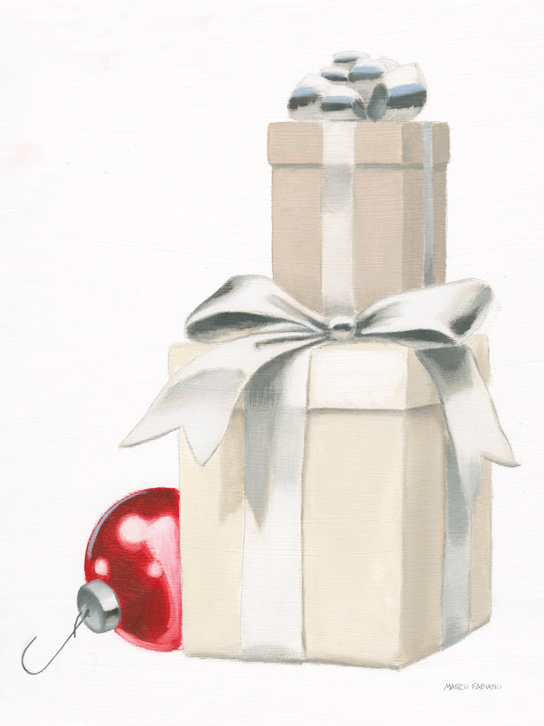 Reproduction of White Christmas Presents by Marco Fabiano - Wall Decor Art