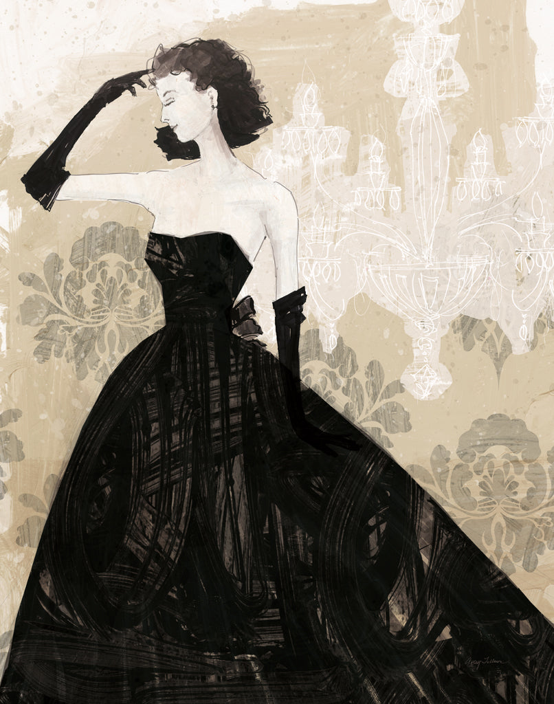 Reproduction of Couture Lady I Cream by Avery Tillmon - Wall Decor Art