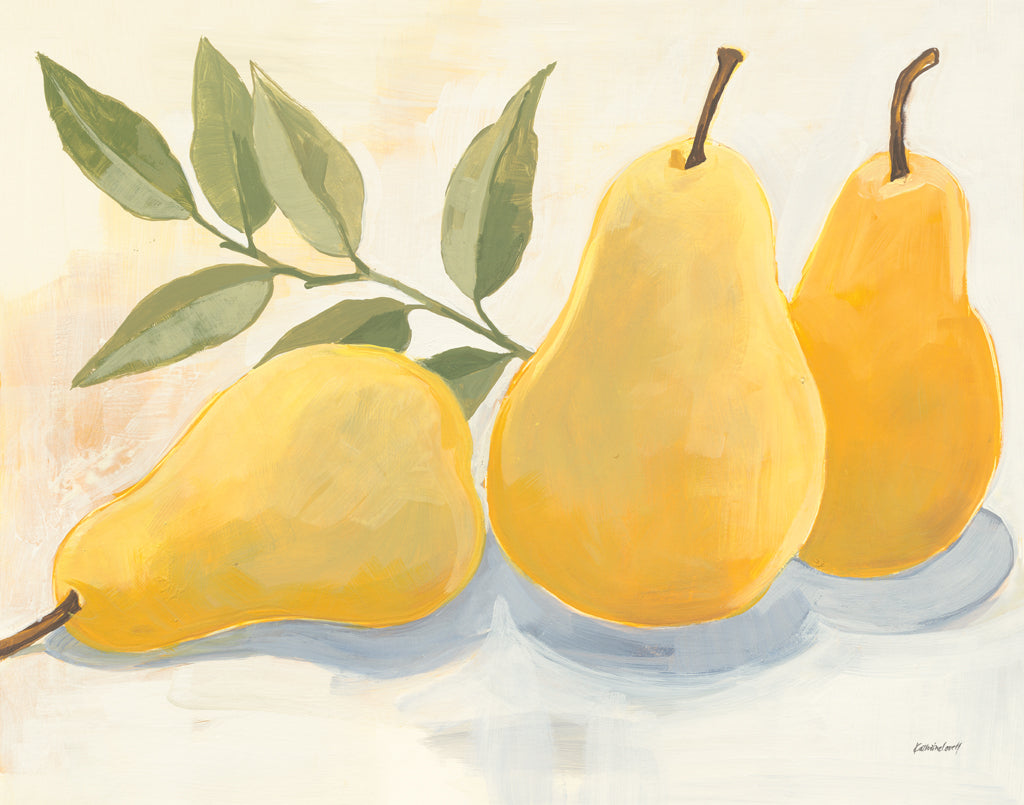 Reproduction of Pears V by Kathrine Lovell - Wall Decor Art