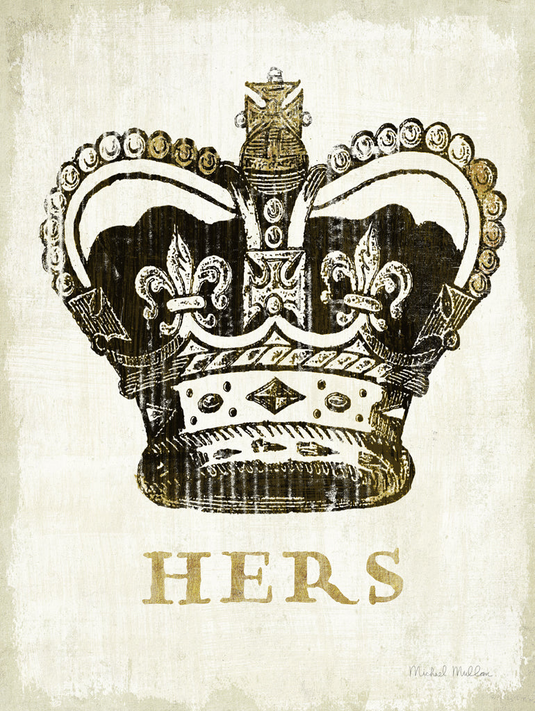 Reproduction of British Rock Crown II by Michael Mullan - Wall Decor Art