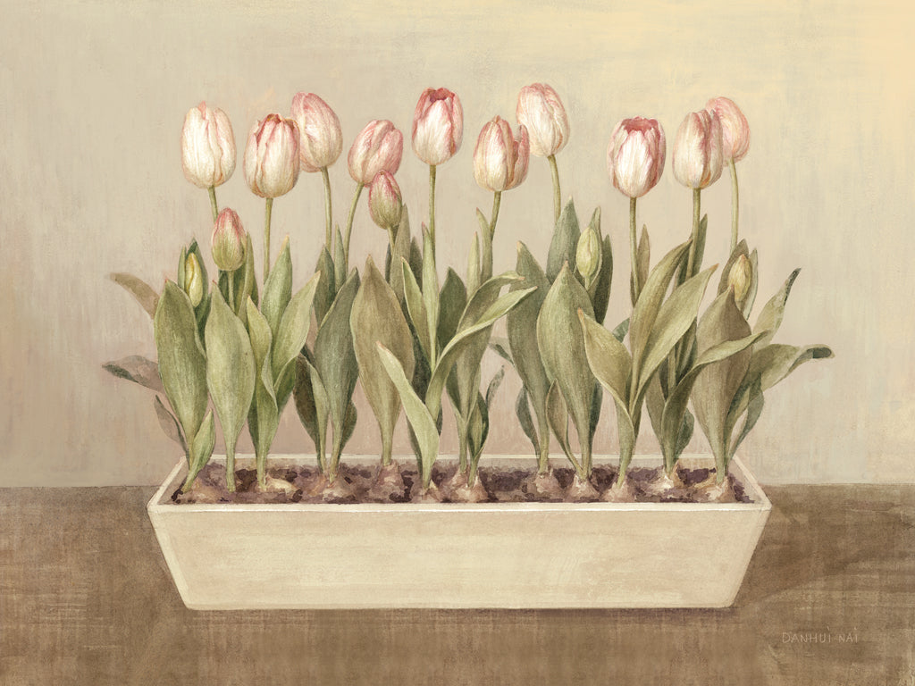 Reproduction of Tulip Friends II by Danhui Nai - Wall Decor Art