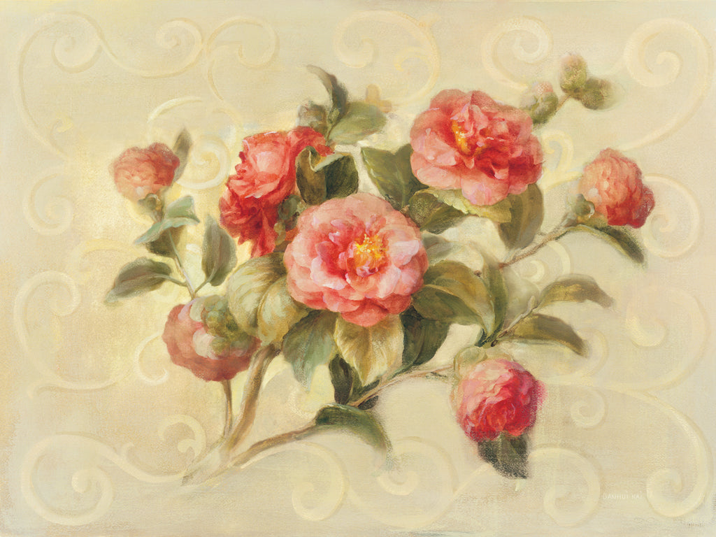 Reproduction of Camelias by Danhui Nai - Wall Decor Art