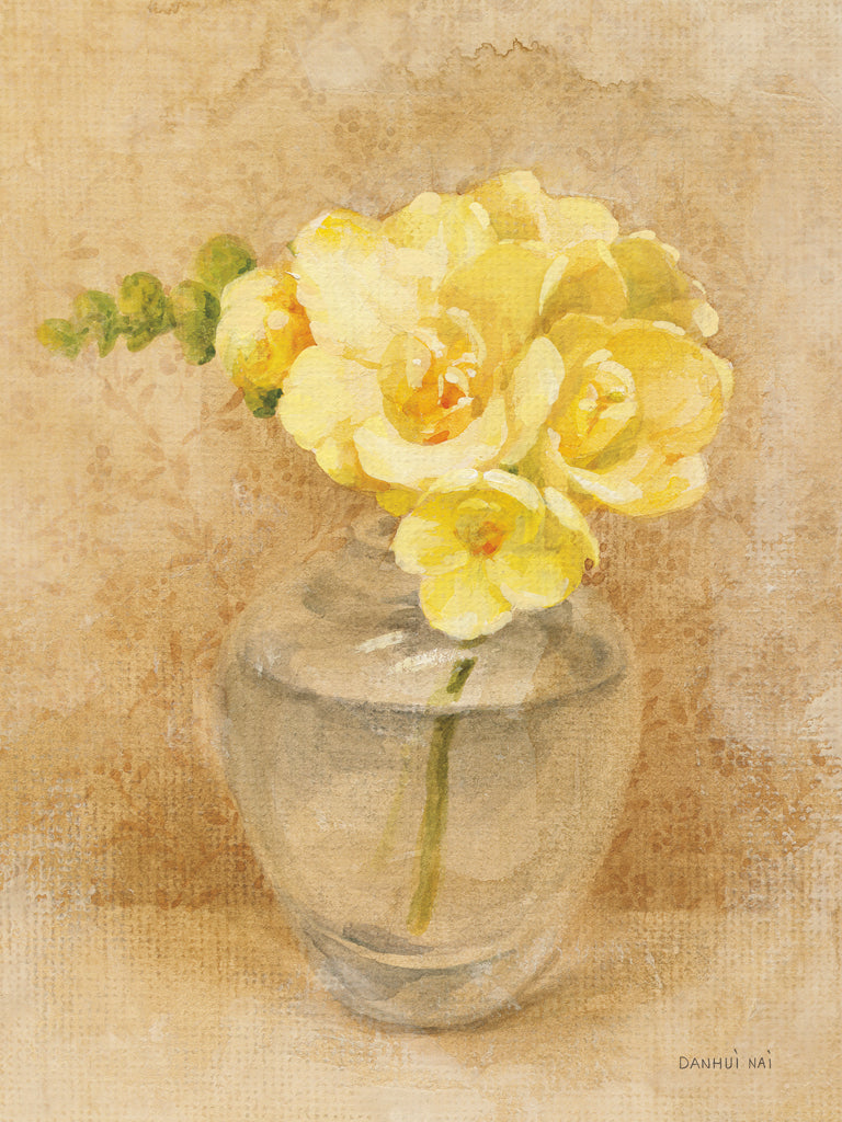Reproduction of Freesia Blossom in Glass by Danhui Nai - Wall Decor Art