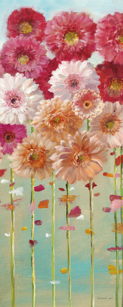 Reproduction of Daisies Spring I by Danhui Nai - Wall Decor Art