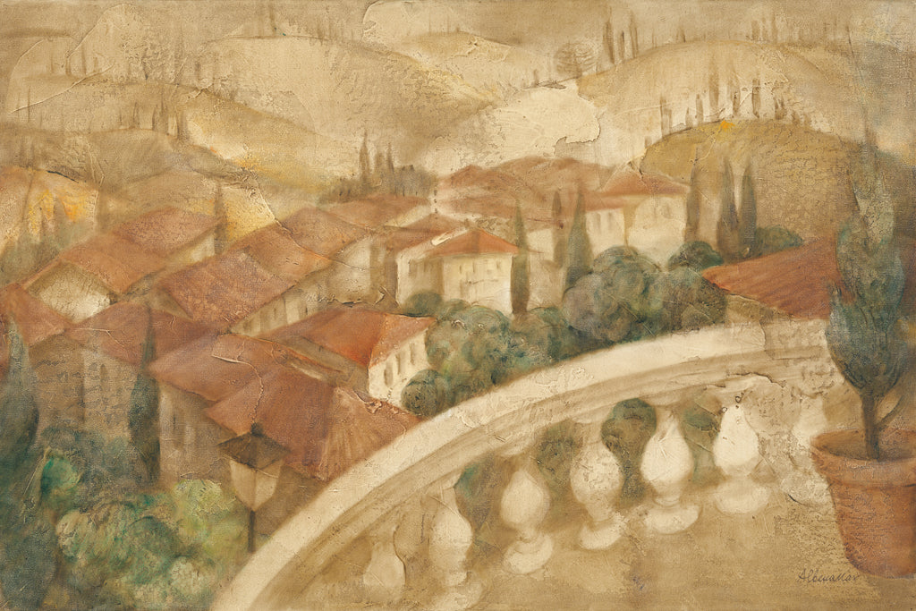 Reproduction of Village View I by Albena Hristova - Wall Decor Art