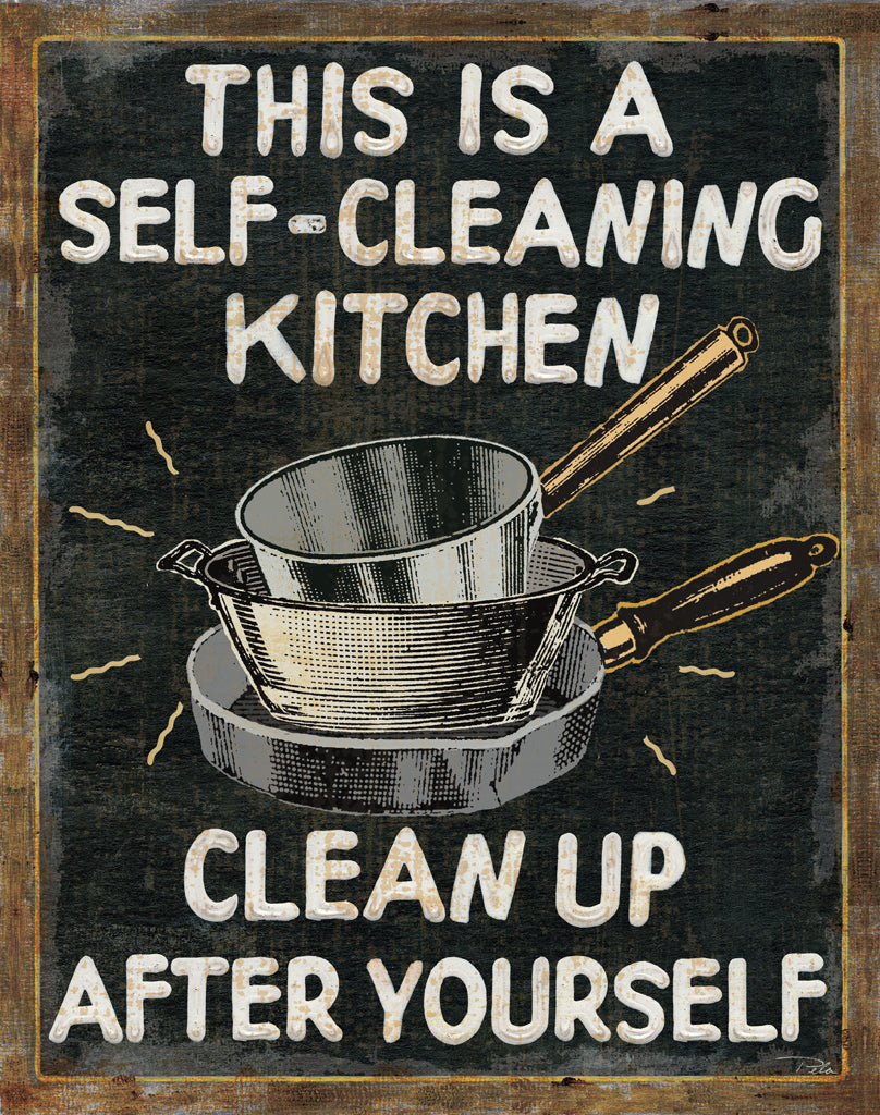 Reproduction of Self Cleaning Kitchen by Pela Studio - Wall Decor Art