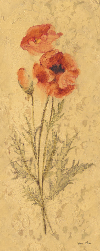 Reproduction of Poppy Panel by Cheri Blum - Wall Decor Art