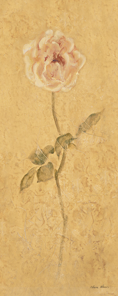 Reproduction of Pale Rose Panel by Cheri Blum - Wall Decor Art