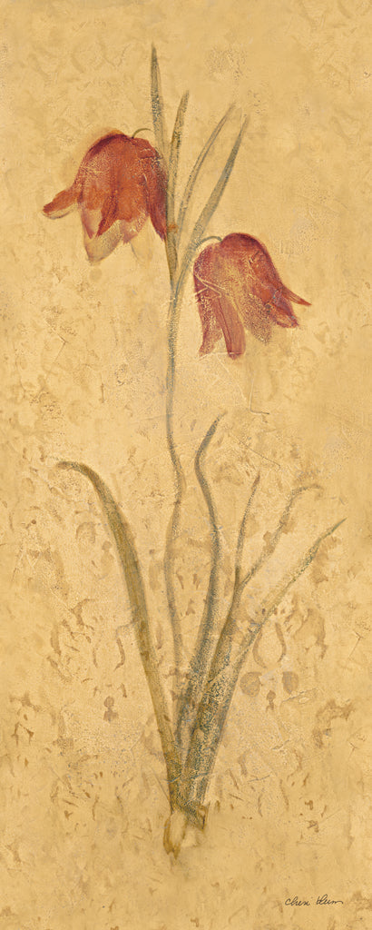 Reproduction of Red Tulips Panel by Cheri Blum - Wall Decor Art