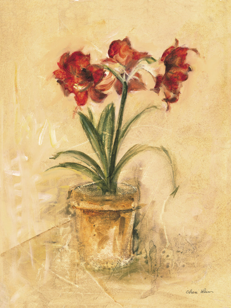 Reproduction of Secret Amaryllis II by Cheri Blum - Wall Decor Art