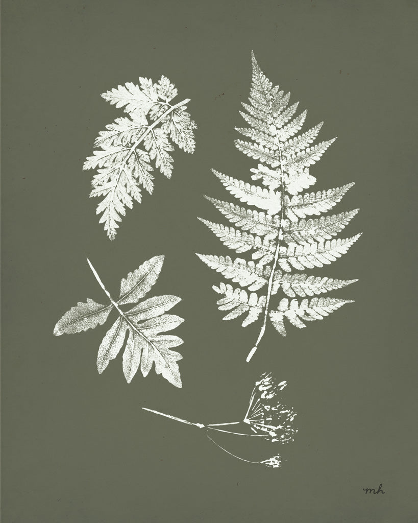 Reproduction of Walk in the Woods II on Green by Moira Hershey - Wall Decor Art