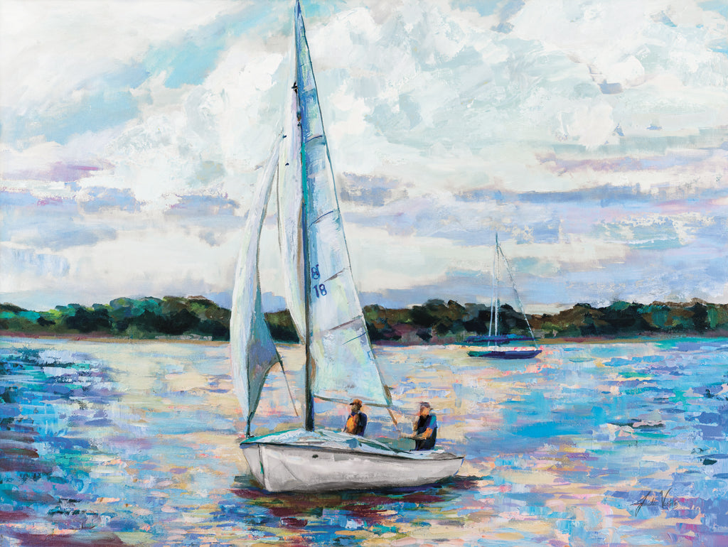 Reproduction of Sunday Sail Light by Jeanette Vertentes - Wall Decor Art