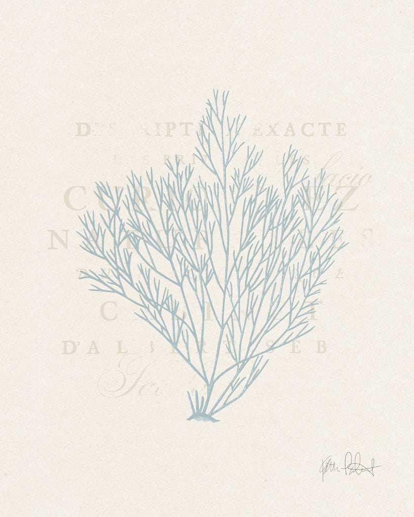 Reproduction of Blue Sea Garden II by Katie Pertiet - Wall Decor Art