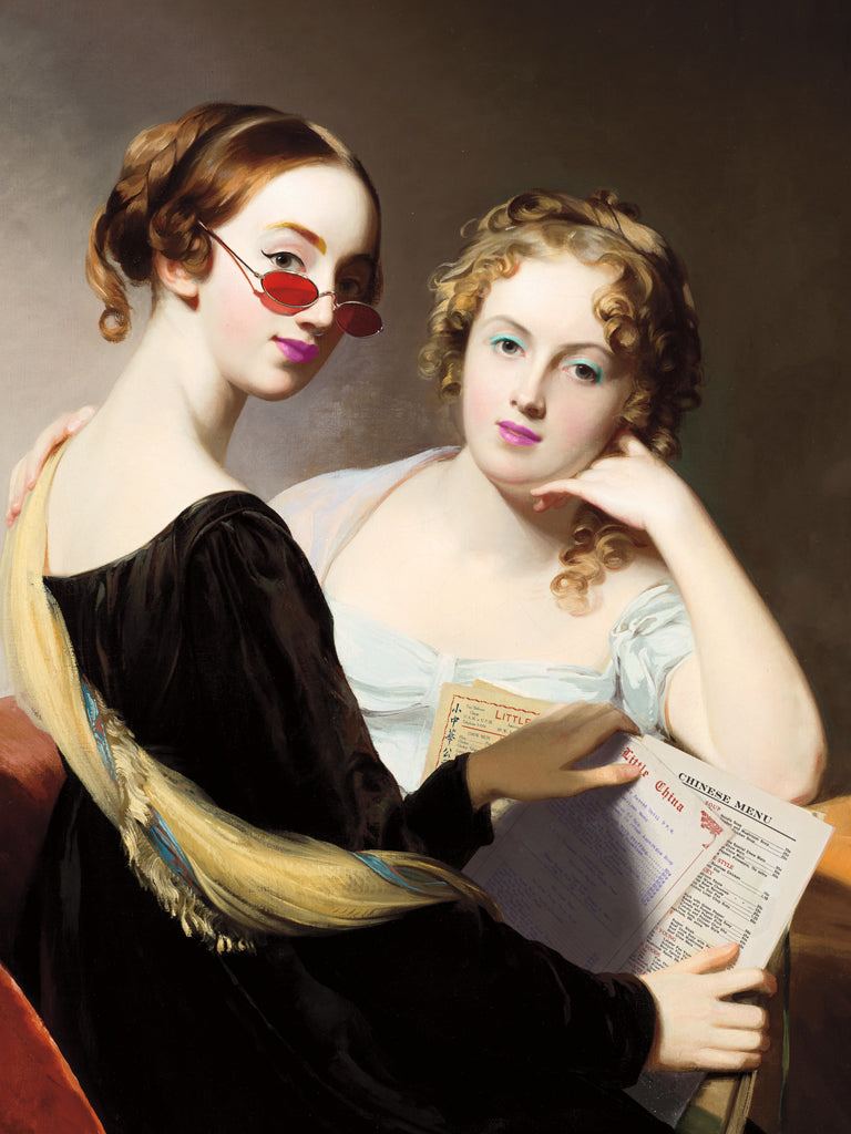 Reproduction of Ordering Takeout by Wild Apple Portfolio - Wall Decor Art