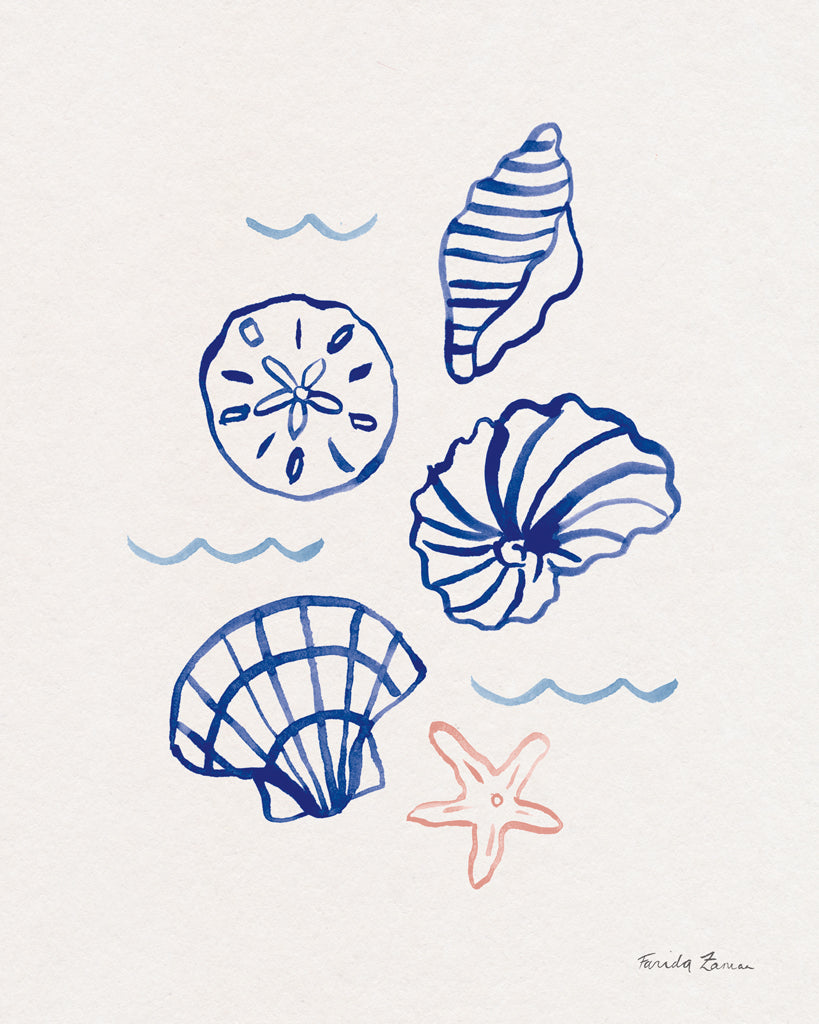 Reproduction of Shore Treasures II by Farida Zaman - Wall Decor Art