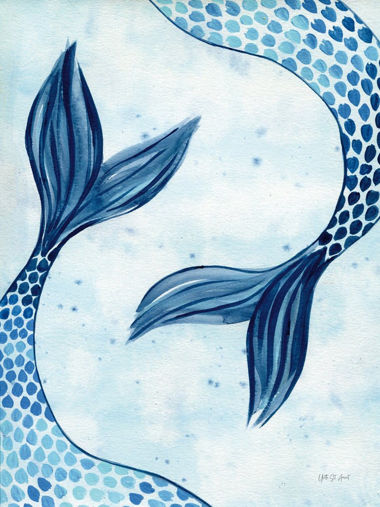 Reproduction of Mermaid Tail III by Yvette St. Amant - Wall Decor Art