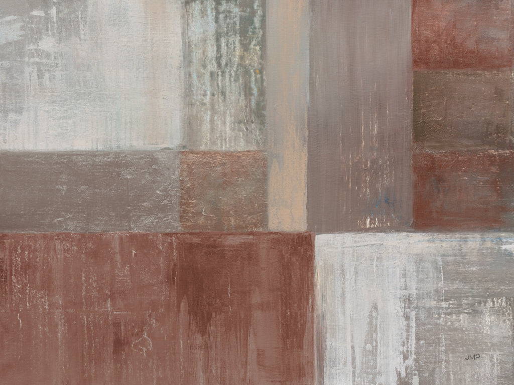 Reproduction of Homespun Red by Julia Purinton - Wall Decor Art