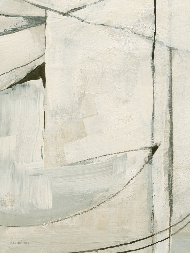 Reproduction of Whisper Abstract Cream Crop by Danhui Nai - Wall Decor Art