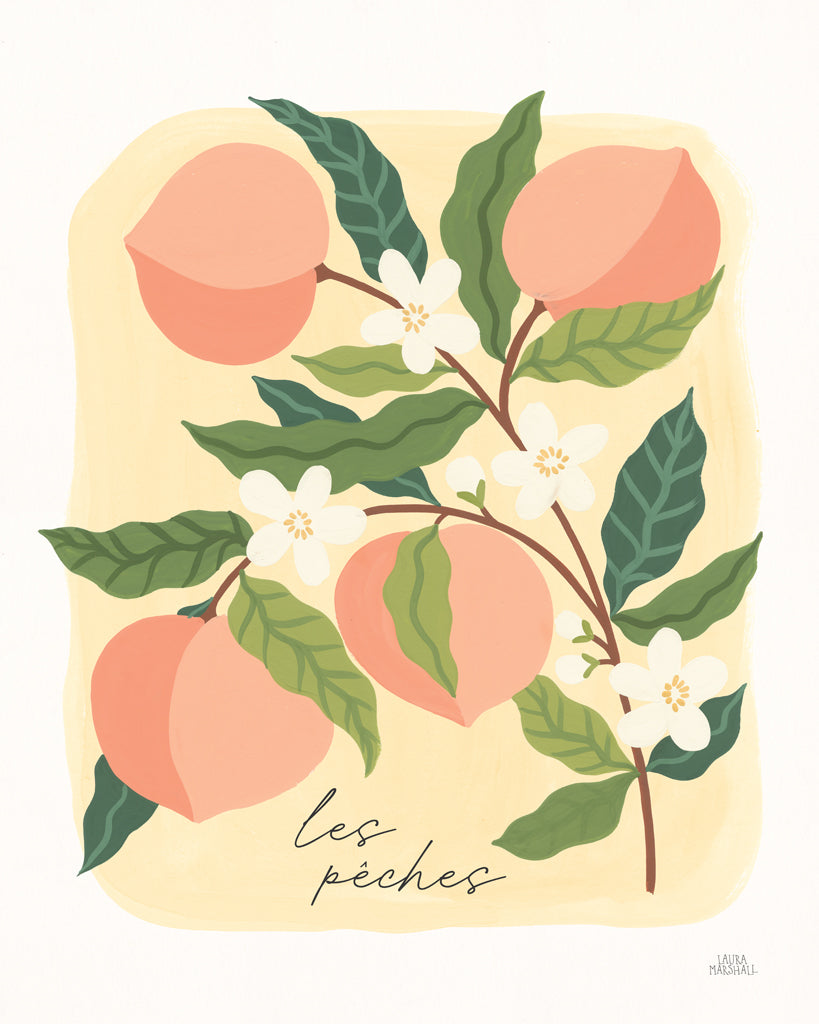 Reproduction of Marche aux Fruits IV v2 by Laura Marshall - Wall Decor Art