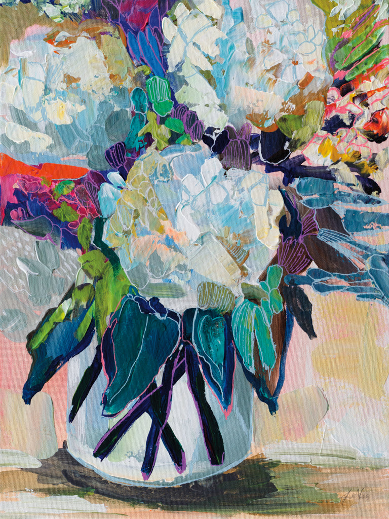 Reproduction of New Beginnings by Jeanette Vertentes - Wall Decor Art