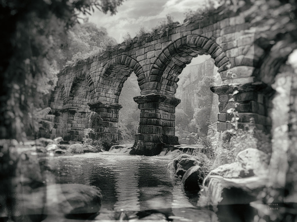 Reproduction of Aqueduct II by Nathan Larson - Wall Decor Art