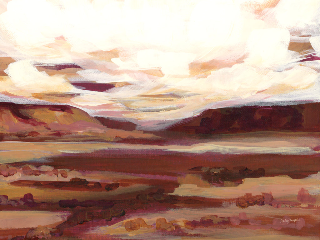 Reproduction of Mauve Mesa II by Haley Knighten - Wall Decor Art