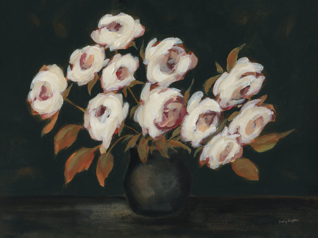 Reproduction of Moody Roses by Haley Knighten - Wall Decor Art