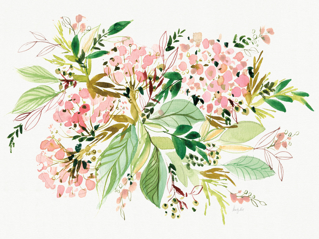 Reproduction of Blushing Bouquet by Kristy Rice - Wall Decor Art