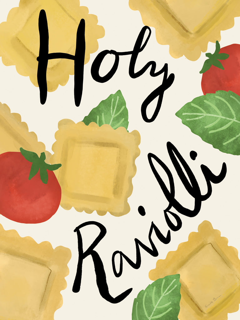 Reproduction of Pasta Italiana III by Farida Zaman - Wall Decor Art