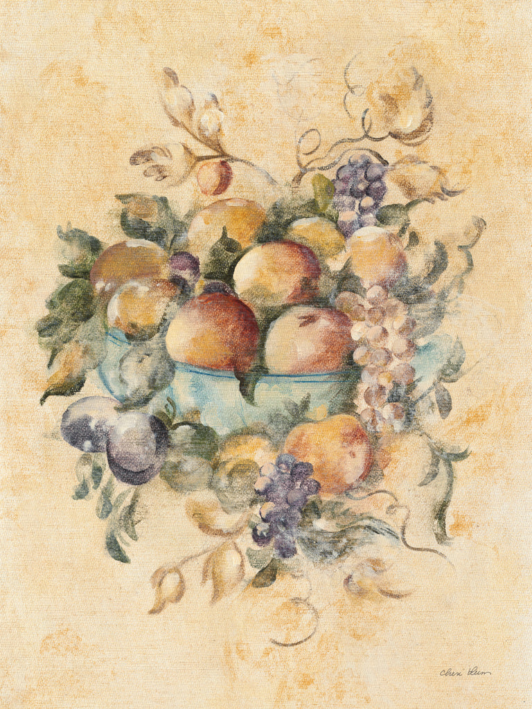 Reproduction of Old World Fruit by Cheri Blum - Wall Decor Art