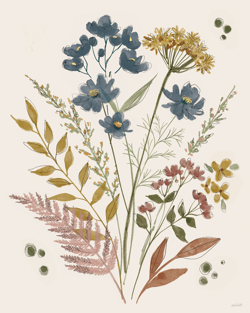 Reproduction of Full Bloom IV Honeybloom by Anne Tavoletti - Wall Decor Art