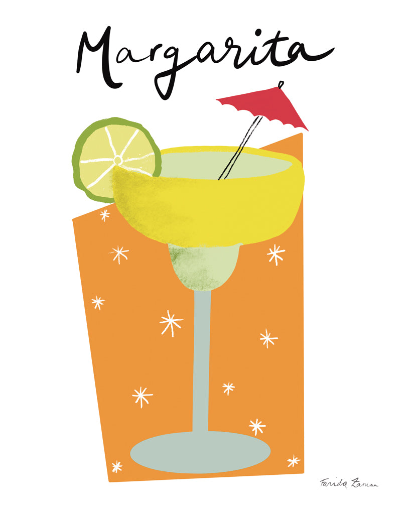 Reproduction of Colorful Cocktails III by Farida Zaman - Wall Decor Art