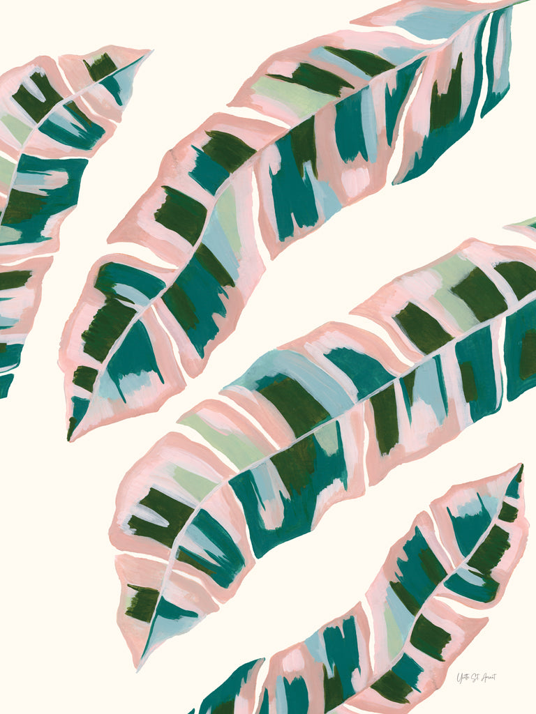 Reproduction of Tropical Banana Leaves by Yvette St. Amant - Wall Decor Art