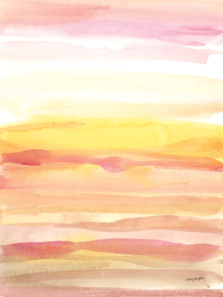 Reproduction of Pink Sunrise II by Haley Knighten - Wall Decor Art
