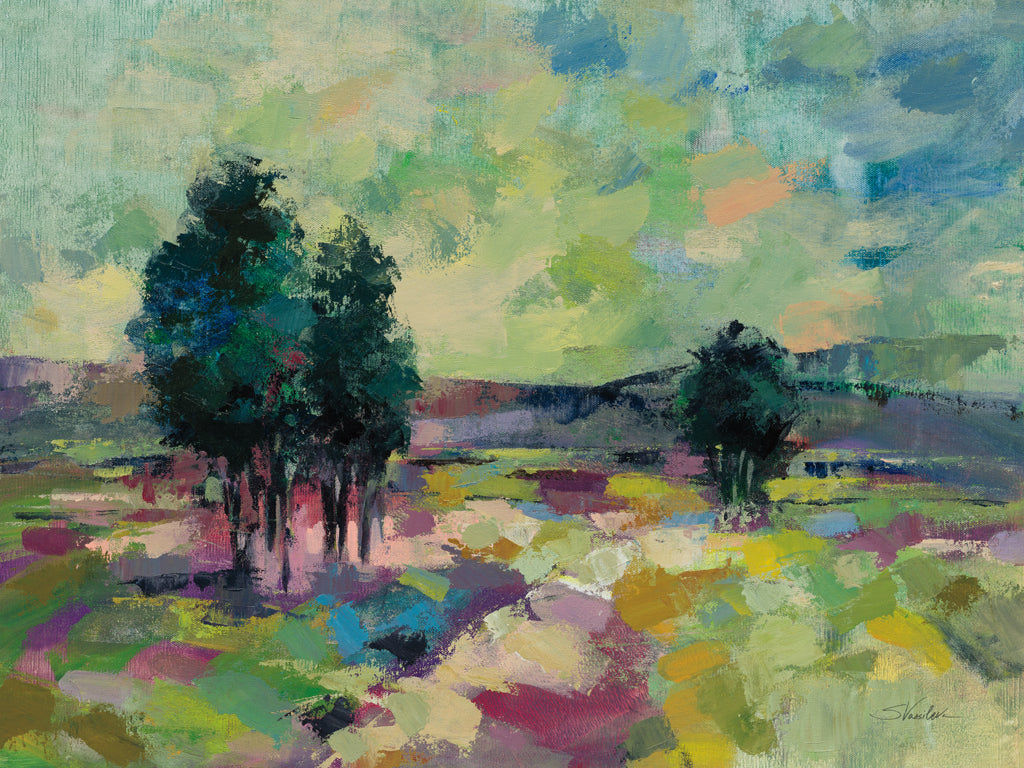 Reproduction of Mauve Fields by Silvia Vassileva - Wall Decor Art