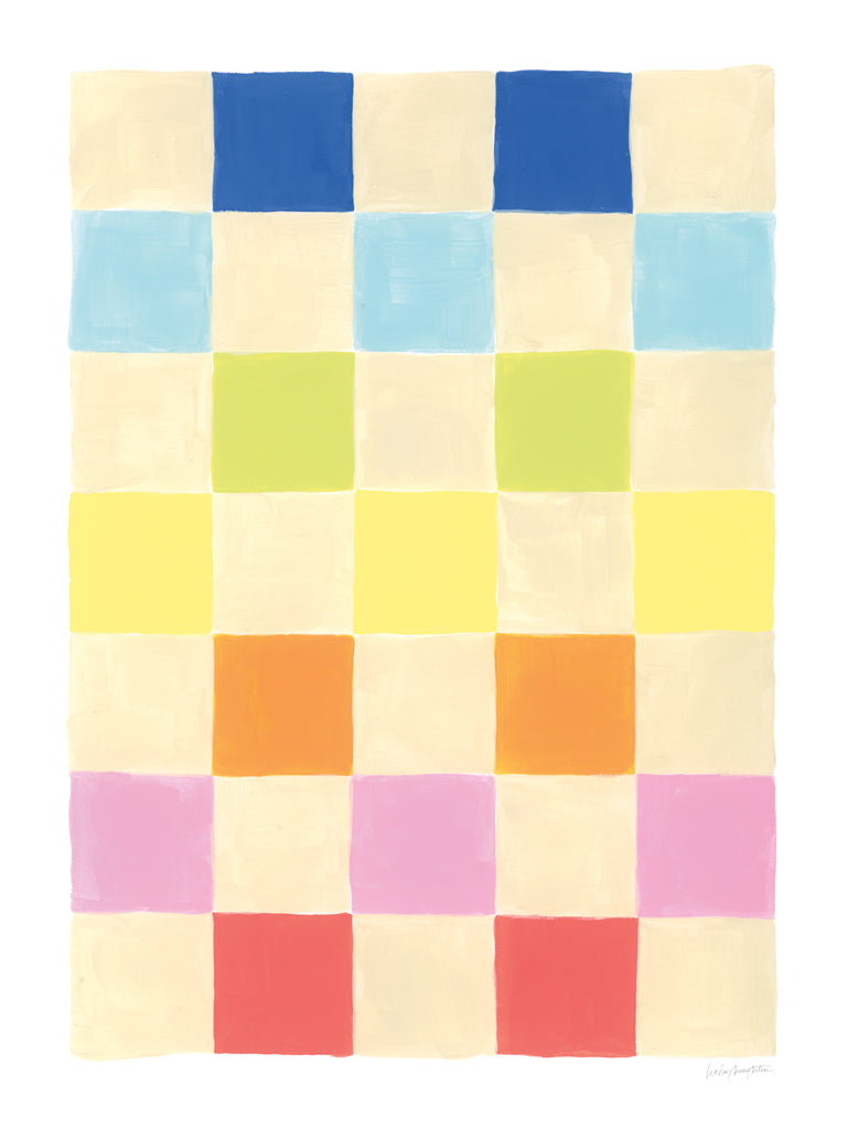 Reproduction of Sunny Side Blocks by Haley Knighten - Wall Decor Art