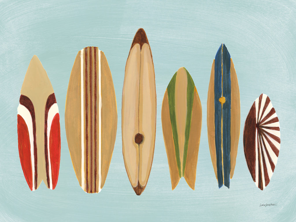 Reproduction of Surfs Up by Haley Knighten - Wall Decor Art