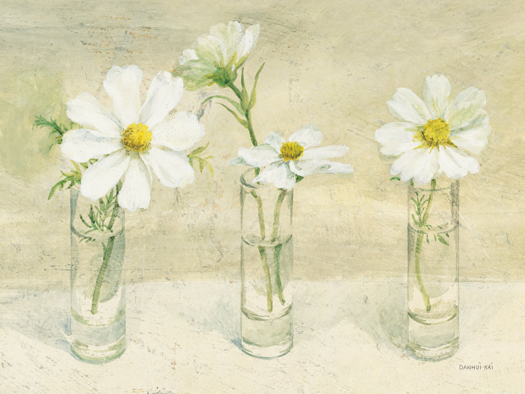 Reproduction of Cosmos in Glasses II by Danhui Nai - Wall Decor Art