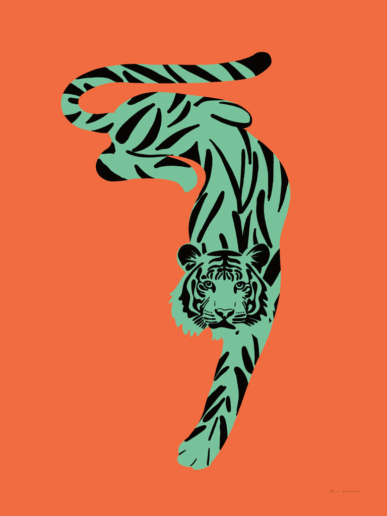 Reproduction of Big Cats III by Omar Escalante - Wall Decor Art