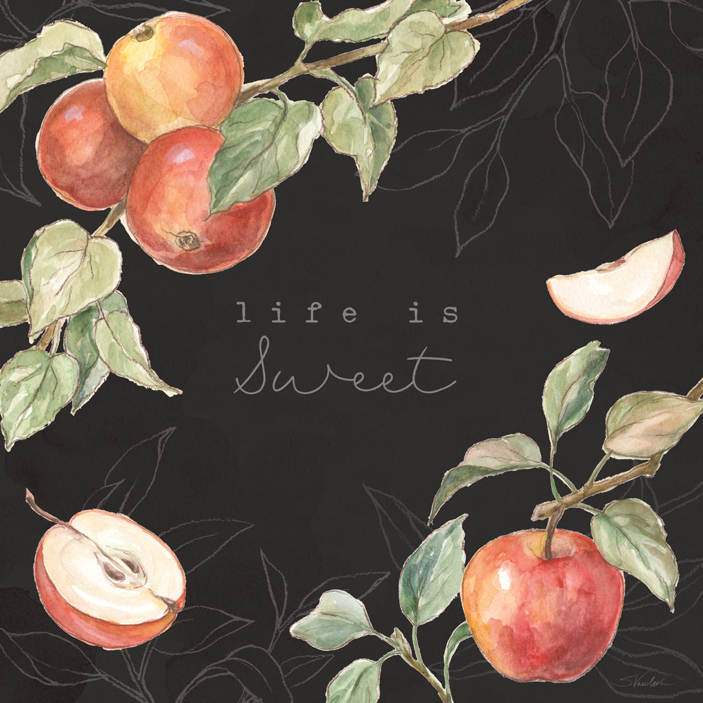 Reproduction of In the Orchard II Dark by Silvia Vassileva - Wall Decor Art
