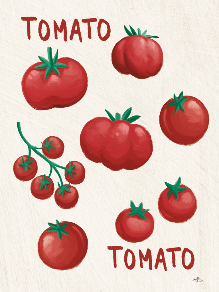 Reproduction of Tomato Toss Chart by Janelle Penner - Wall Decor Art