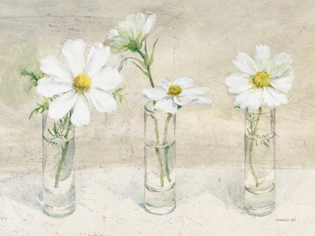 Reproduction of Cosmos in Glasses II Neutral by Danhui Nai - Wall Decor Art