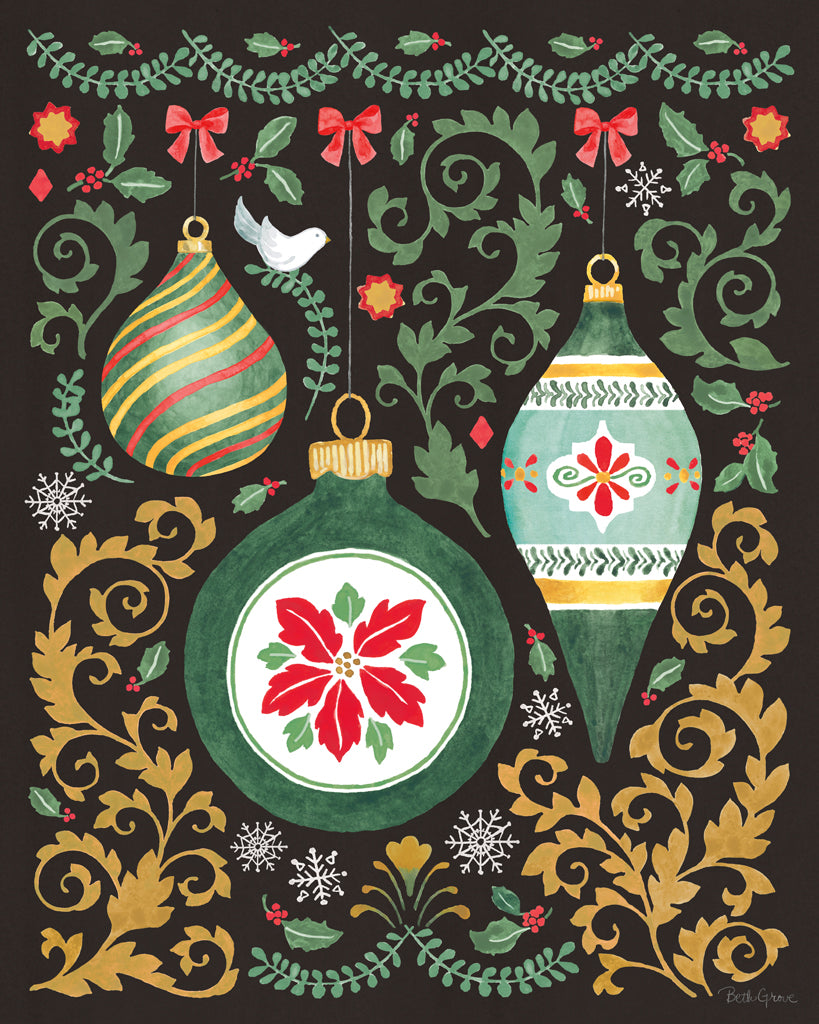 Reproduction of Decorative Holiday I by Beth Grove - Wall Decor Art